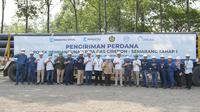 PT Krakatau Steel (Persero) Tbk sebagai pemegang kontrak suplai pipa untuk Pembangunan pipa Gas Proyek Cirebon-Semarang, melalui anak usahanya PT Krakatau Pipe Industries memasok pipa gas untuk Delivery Order Ke-1 sebesar 26.760 meter.