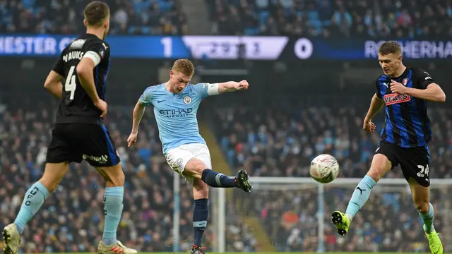 Manchester City Bantai Rotherham United 7-0