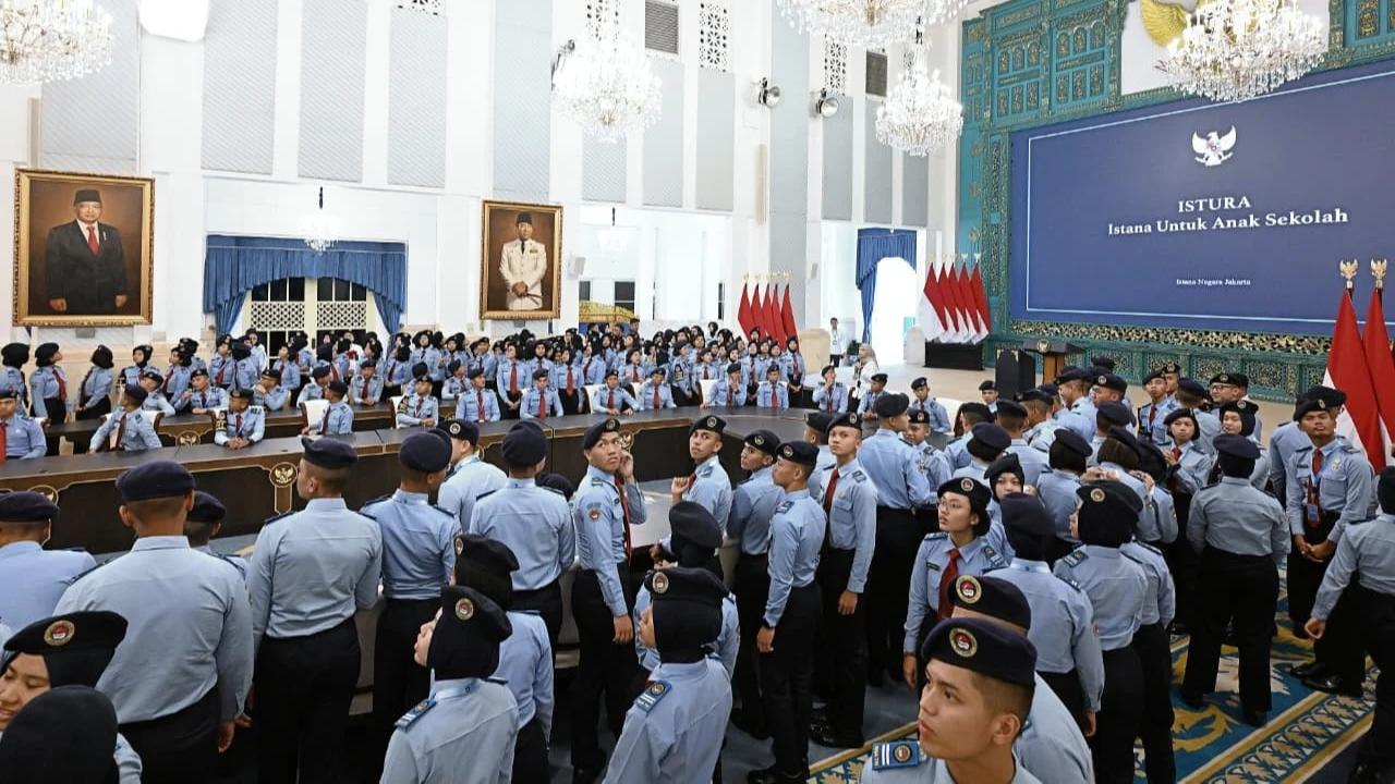 Momen Seru Siswa Taruna Nusantara Keliling Istana Negara, Tengok Jejak Perjalanan Bangsa