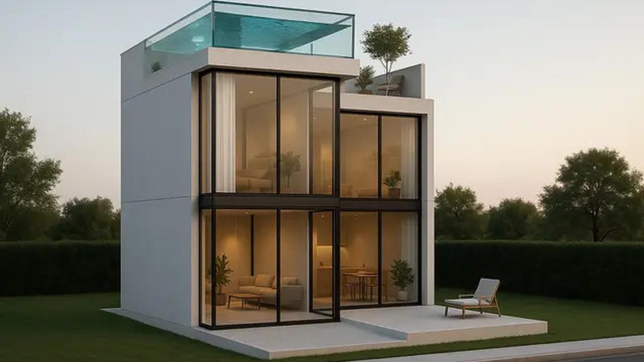 7 Ide Rumah Mungil dengan Kolam Renang, Cocok Bagi yang Suka Relaksasi Berbudget Minimalis