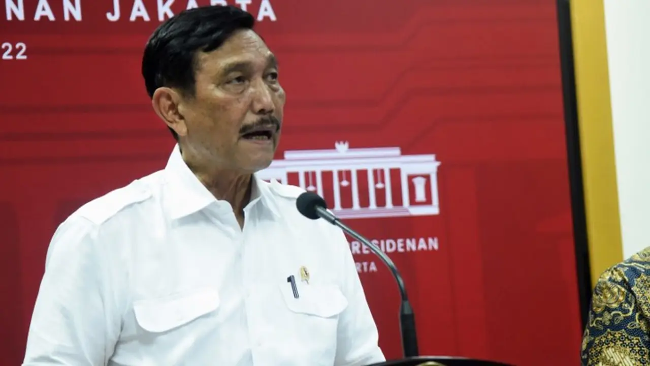 Menko Marves Luhut B. Pandjaitan