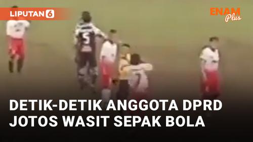 VIDEO: Anggota DPRD Bogem TNI yang Jadi Wasit Pertandingan Sepak Bola