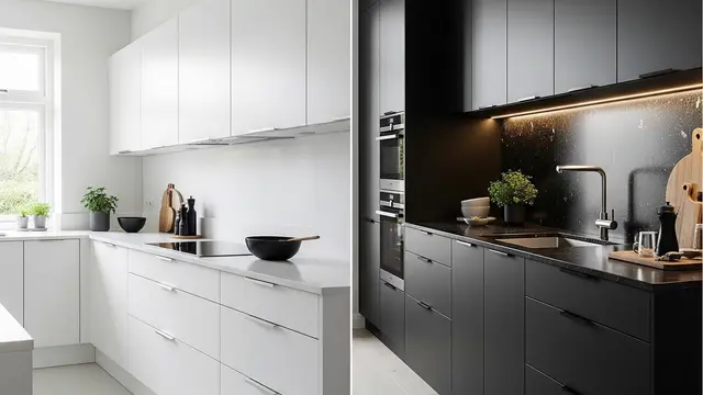 Model Lemari Dapur Minimalis Terbaru Aluminium (Image by Gemini AI)