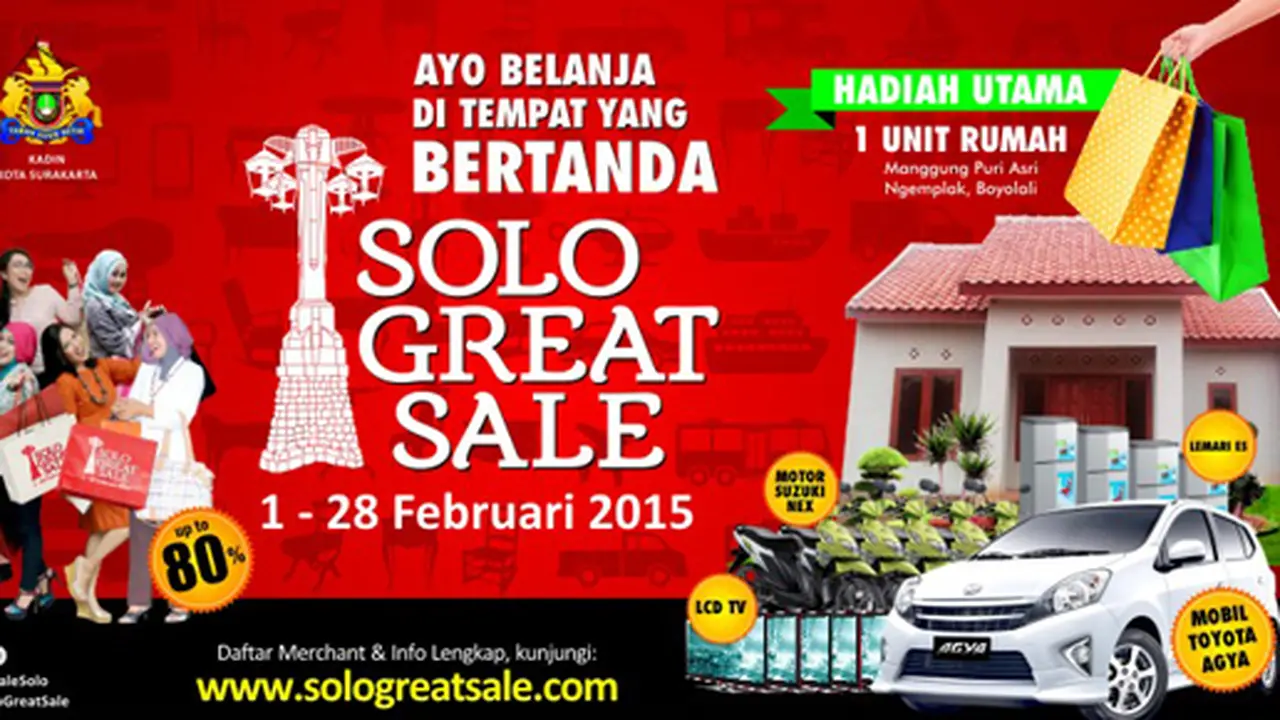 Hari Ini, Solo Great Sale 2015 Dimulai