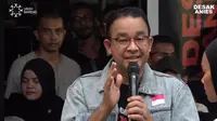 Calon Presiden (Capres) nomor urut satu Anies Baswedan saat menghadiri acara 'Desak Anies' di Mataram, Nusa Tenggara Barat (NTB), Selasa (19/12/2023). (Dok. Tangkapan layar YouTube @aniesbaswedan)