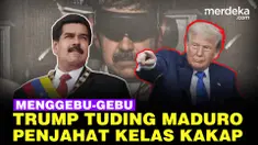 Trump menyebut Presiden Maduro sebagai seorang diktator dan raja jaringan kriminal.
