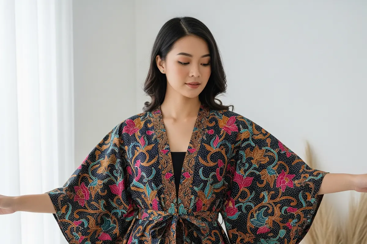 9 Model Baju Batik Lengan Kelelawar Modern, Pilihan Busana Fleksibel 2025