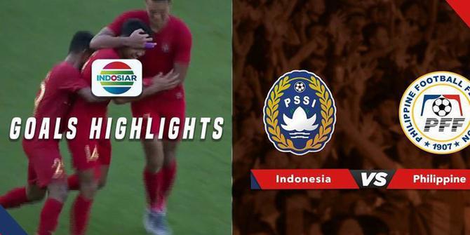 VIDEO: Pesta Gol Timnas Indonesia U-23 ke Gawang Filipina di Merlion Cup 2019