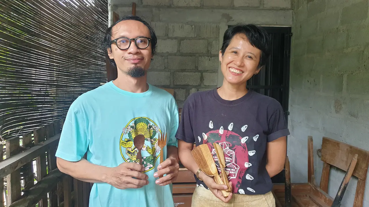 Cerita Pasutri Asal Bantul Merintis Usaha Limbah Kayu, Dari Eksperimen Kecil Jadi Bisnis Bernilai Ekonomi