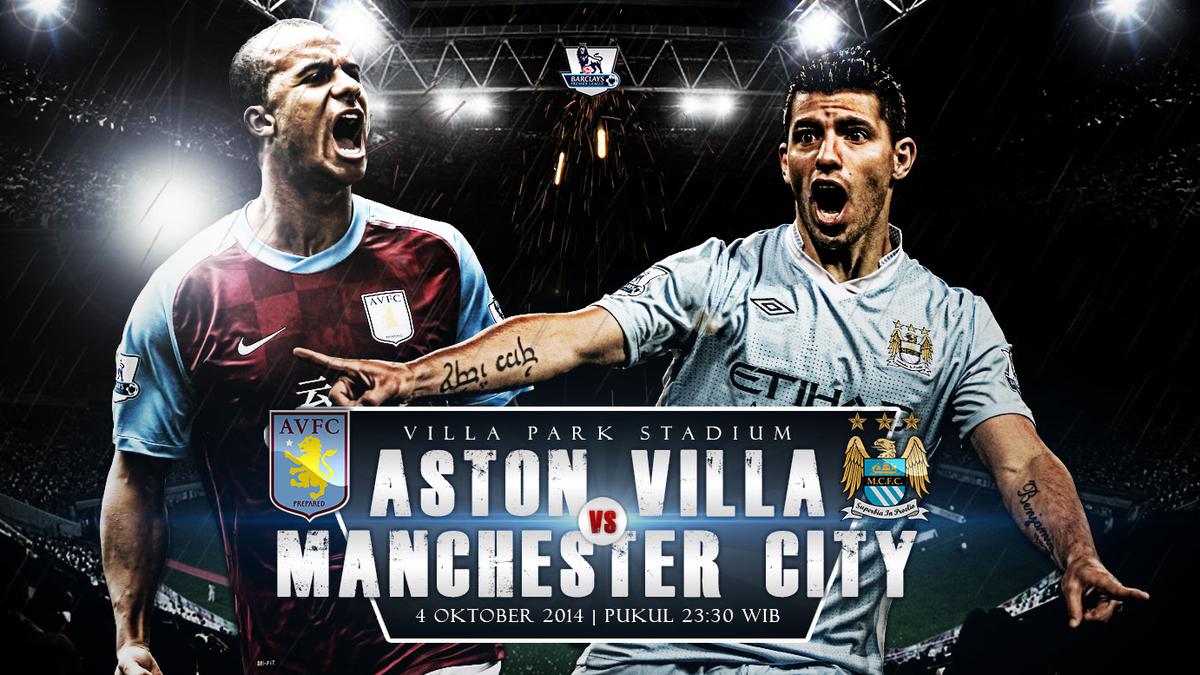 Susunan Pemain Aston Villa vs Manchester City Bola