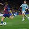 Aksi Fermin Lopez dalam laga Barcelona vs Celta Vigo di Liga Spanyol 2025/2026, Kamis (23/4/2026). (AP Photo/Joan Monfort)