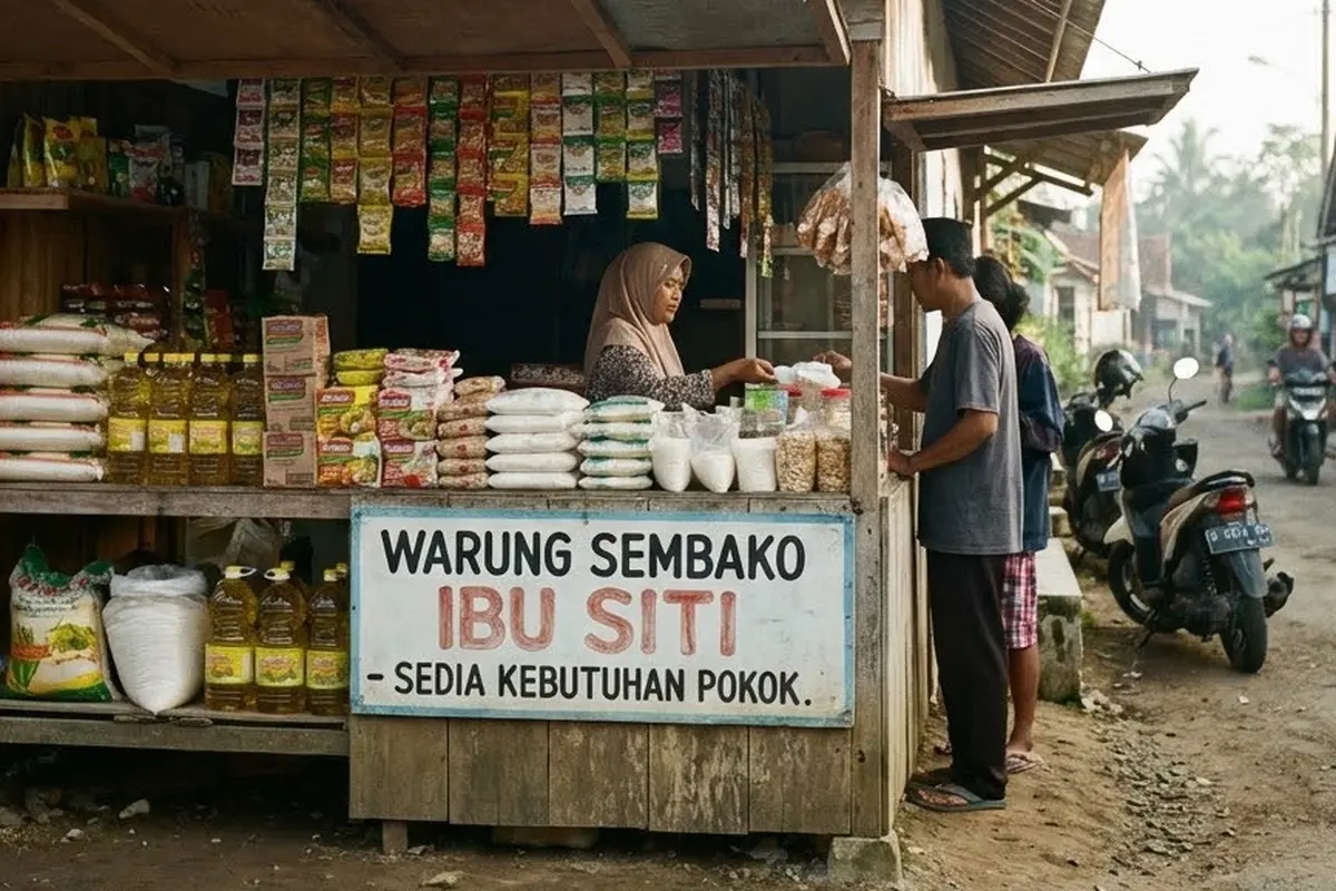 Warung Sembako di Desa