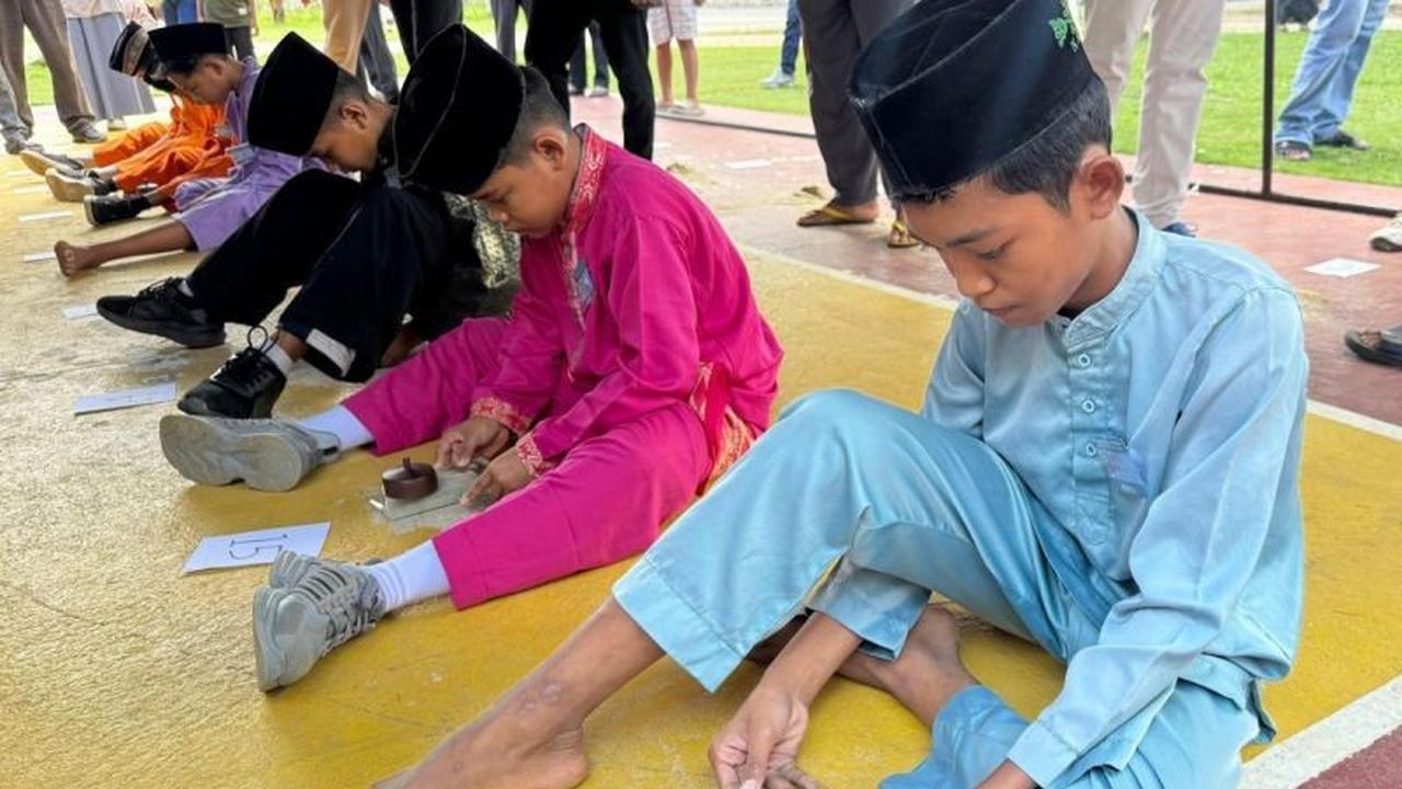 Polres Natuna Gelar Turnamen Gasing Antarpelajar, Perkuat Pelestarian Budaya Lokal