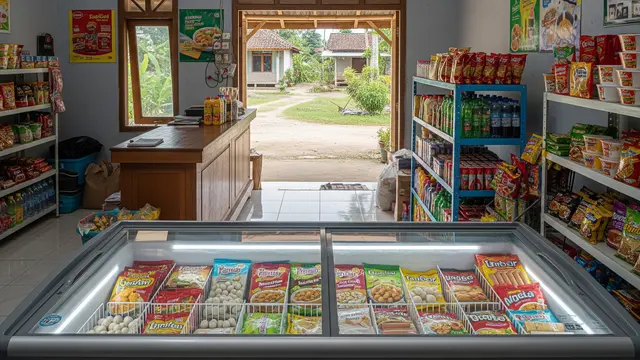 Kombinasi Usaha Toko Kelontong dan Frozen Food Rumahan/Gemini AI