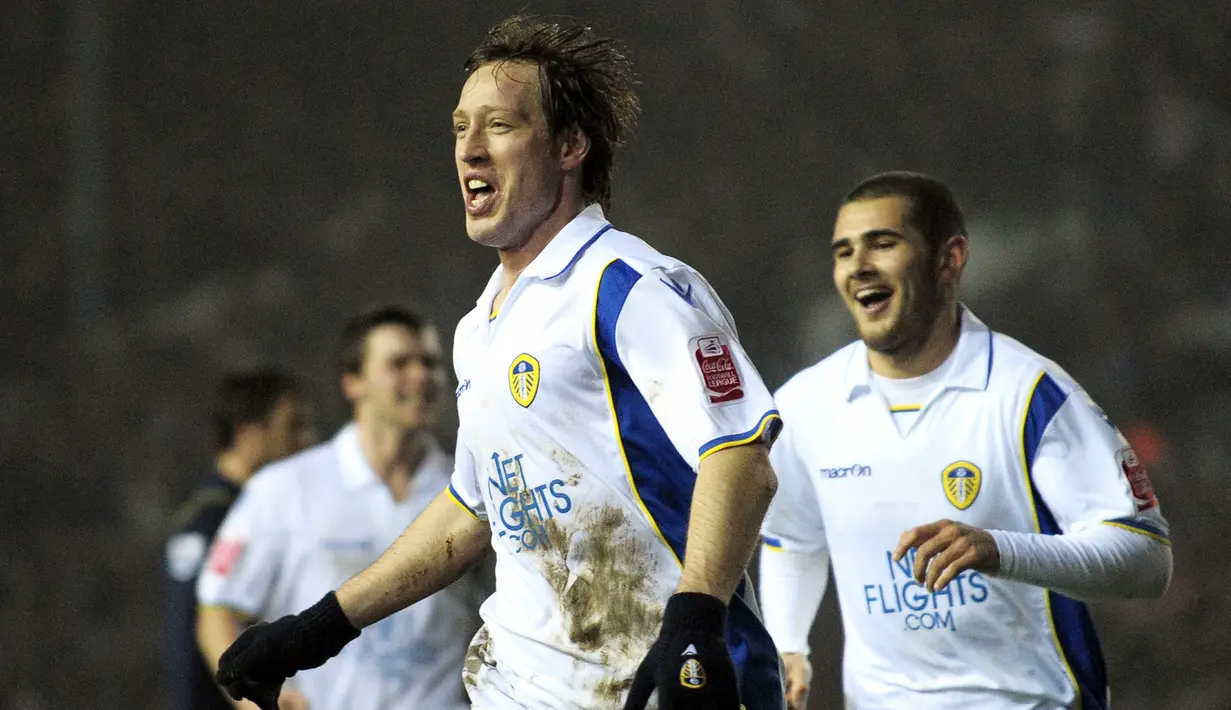 1. Leeds United - Klub yang sempat ditakuti di pentas Eropa. Buktinya Leeds pernah menembus final Piala Champions pada tahun 1975 dan semifinal 2001. Namun pada pertengahan 2000an, tim ini mengalami keterpurukan. (AFP/Andrew Yates)