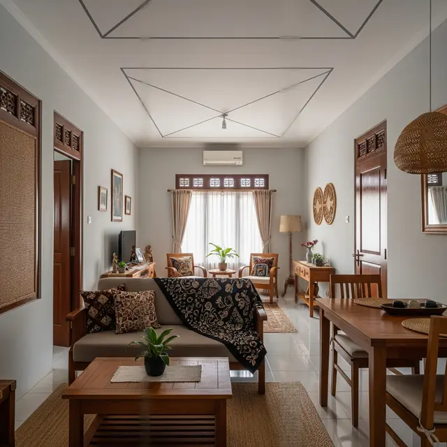 9 Desain Ceiling Rumah Kecil Anti Pengap dan Sempit, Rahasia Hunian Lapang