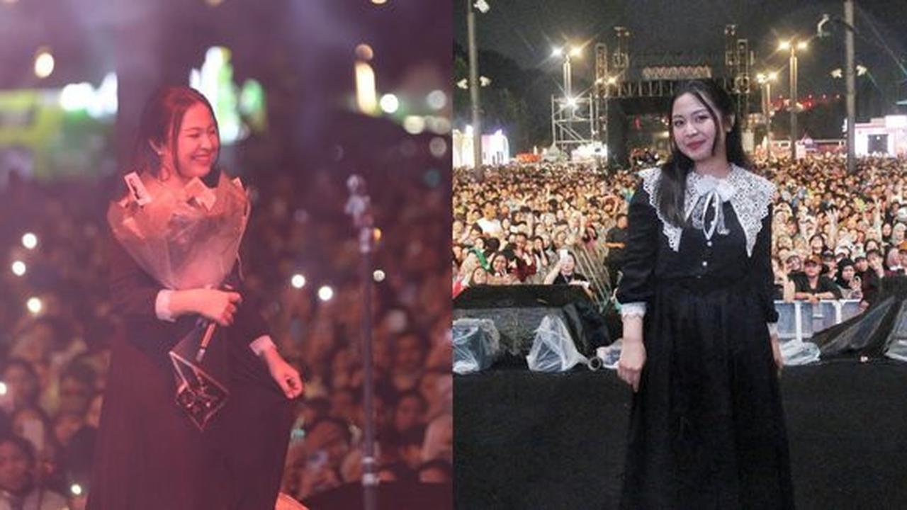 So Sweet! Bernadya Dapat Bunga dari Penonton di Buka Bareng BRI Festival 2025 di KapanLagi