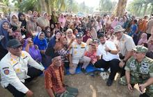 Gembira Dihampiri Kasatgas PRR, Asa Penyintas di Desa Sekumur Kembali Menyala
