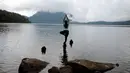 Danau Gunung Tujuh merupakan salah satu danau tertinggi di Indonesia, dengan ketinggian 1.950 Mdpl. Diperlukan waktu sekitar tiga jam perjalanan dari kaki Gunung Tujuh untuk mencapai danau ini. Minggu (17/5/2015). (Liputan6.com/Helmi Fithriansyah)