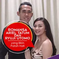 Romansa Ariel Tatum dan Ryuji Utomo yang Bikin Patah Hati. (Foto: Instagram/ryujiutomo, Desain: Nurman Abdul Hakim/Bintang.com)