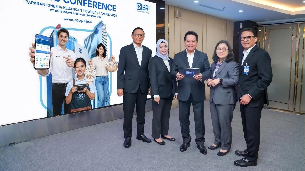 BRI Pertahankan Momentum Kinerja Solid, Laba Bersih Melesat 13,7% jadi ​Rp15,5 triliun di Triwulan I 2026