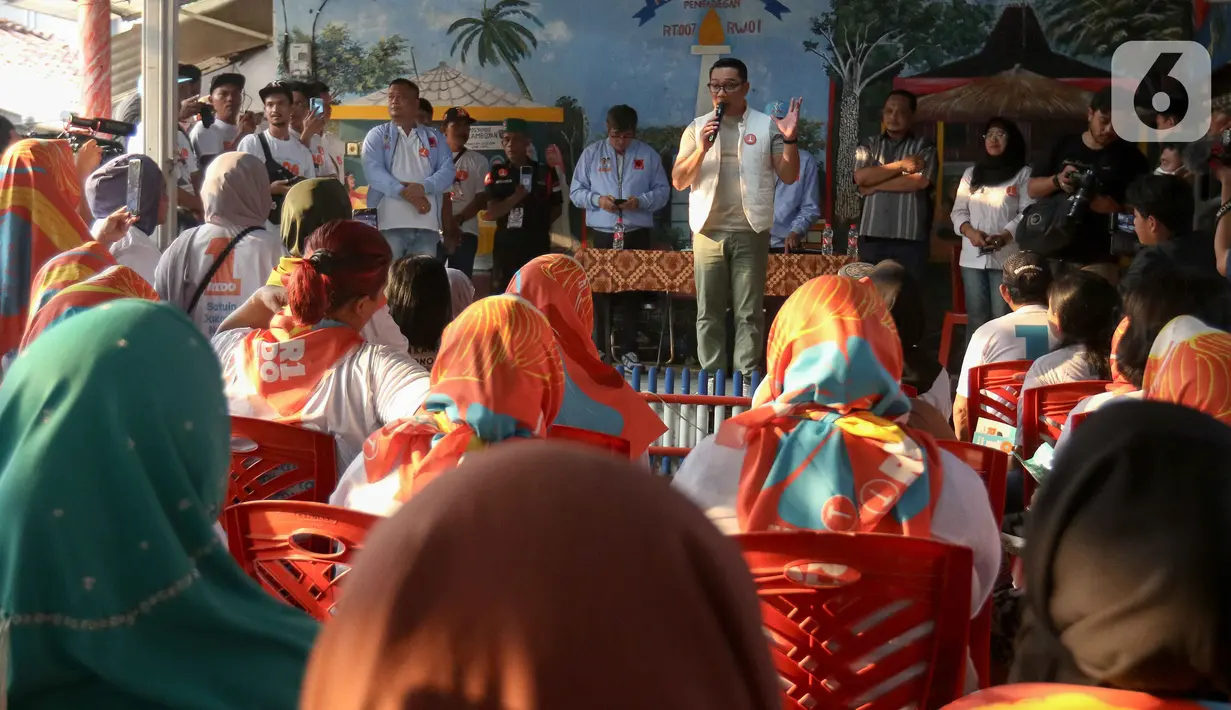 Ridwan Kamil datang memaparkan program-programnya untuk Jakarta kepada warga jika dirinya terpilih nanti. (Liputan6.com/Herman Zakharia)
