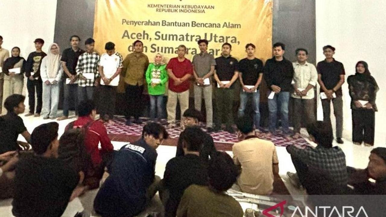 Kementerian Kebudayaan Salurkan Bantuan Bencana Aceh, Fokus Mahasiswa Terdampak
