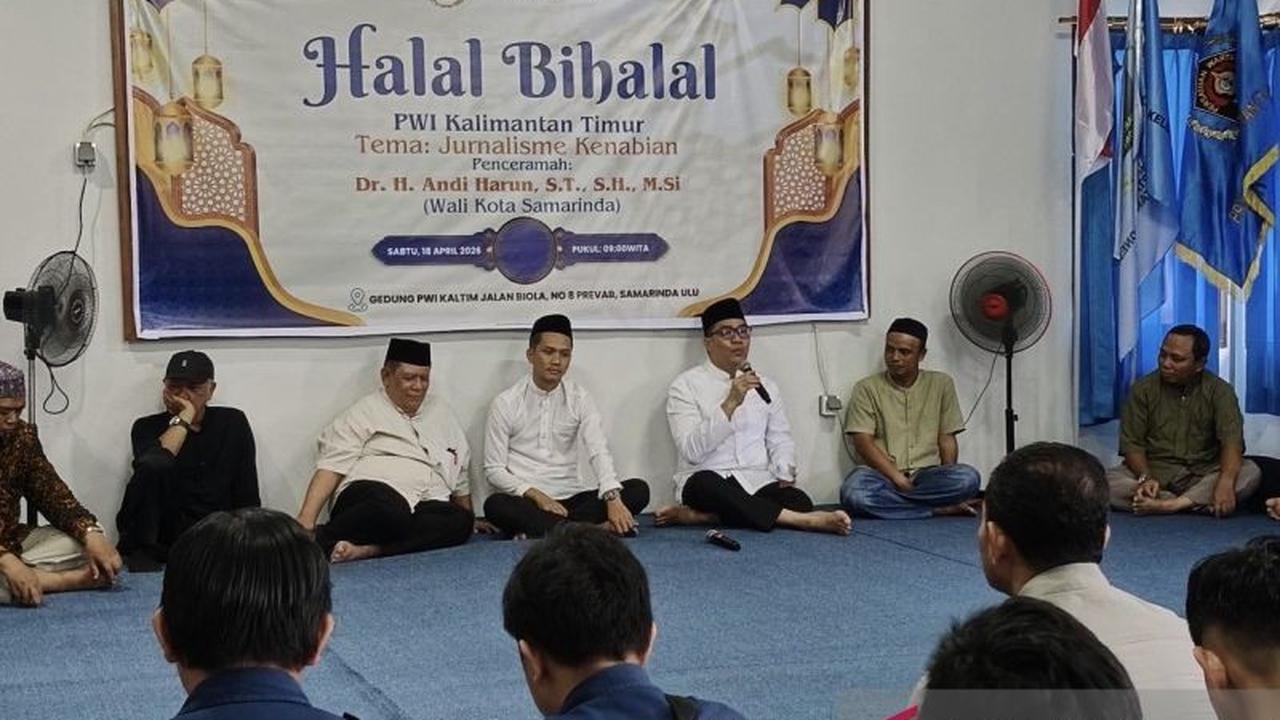 Wali Kota Samarinda Edukasi Jurnalisme Kenabian di Halalbihalal PWI Kaltim