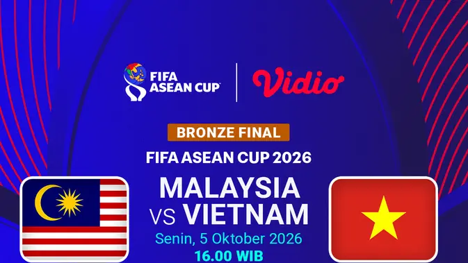 Places Ketiga ASEAN Cup: Malaysia vs Vietnam, Bonus Emosional di Vidio