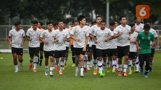 Latihan Timnas Indonesia U-22 untuk SEA Games 2023
