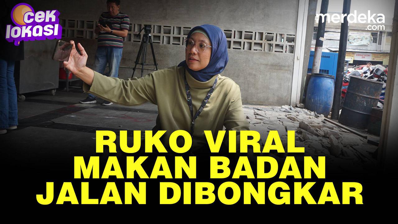 CEK LOKASI: Penampakan Puluhan Tahun Ruko di Pluit Makan Badan Jalan, Bikin RT Marah