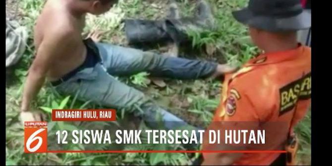 Belasan Siswa SMK Hilang di Bukit Tiga Puluh Riau Akhirnya Ditemukan
