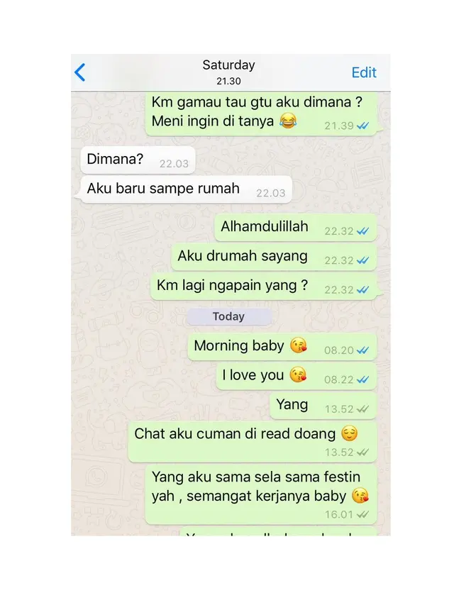 6 Chat Gebetan Bilang 'I Love You' Tapi Dicuekin Ini Bikin Nyesek