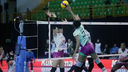 Kemenangan ini merupakan yang ketiga kalinya dari lima laga bagi Megawati Hangestri dkk di Proliga 2026. (Dok. PBVSI)