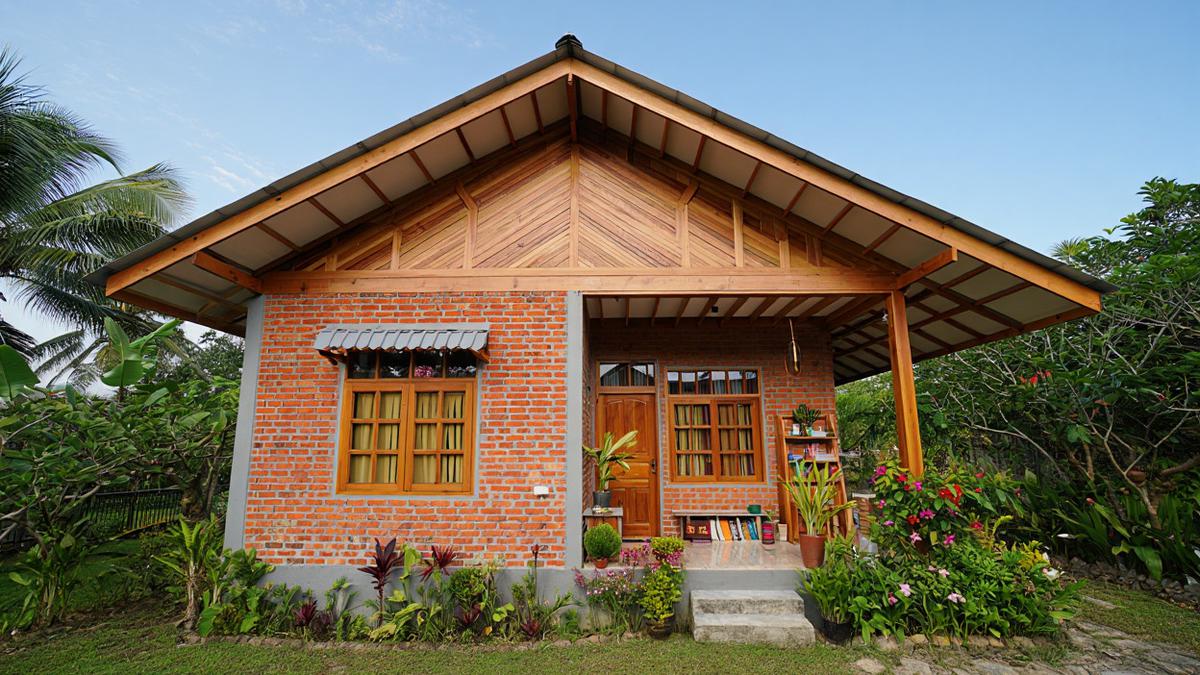 8 Model Rumah Kecil Tapi Cantik 5x7 Meter dari Bata Ekspos dan Kayu, Sederhana Tapi Bikin Betah