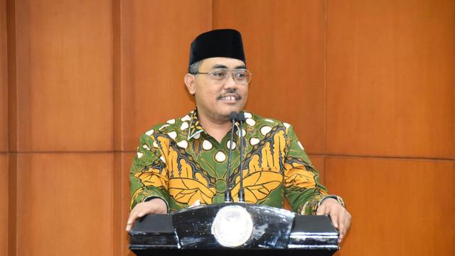 Gus Jazil sapaan akrab Jazilul saat menjadi Narasumber pada acara Launching dan bedah buku "SDM Unggul Indonesia Maju"