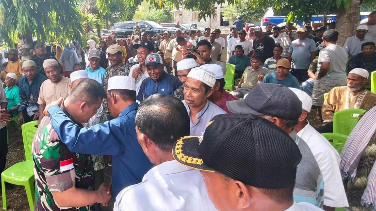 FOTO: Pangdam Pattimura Turun Tangan Redam Konflik Warga di Halmahera Tengah
