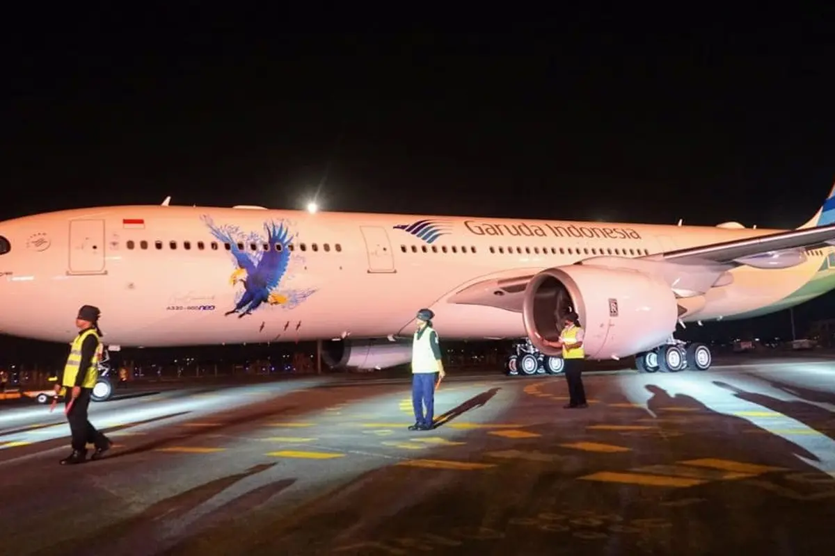 Garuda Indonesia kedatangan armada A330-900 Neo.