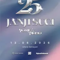 Adapun sejumlah selebritas lainnya yang turut mewarnai panggung Yovie & Nuno 25 Tahun Janji Suci.
