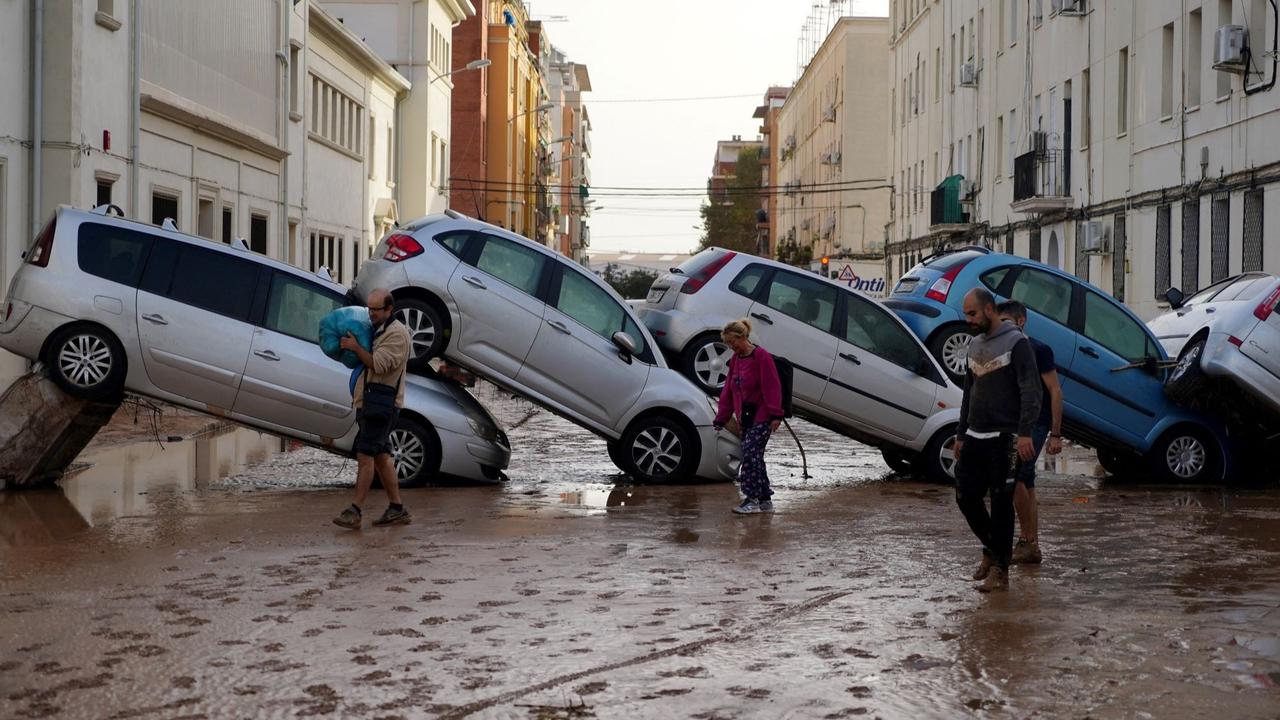 Banjir parah di Valencia