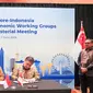 Plenary Meeting Indonesia-Singapura Six Bilateral Economic Working Groups yang berlangsung di Hotel Marina Bay Sands Singapura, Jumat (7/6/2024). (Foto: Kemenkoperekonomian)