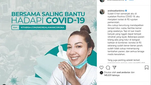 Andrea Dian (Foto: Instagram/@andreadianbimo)