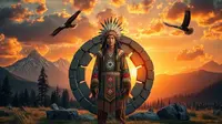 native american zodiac ©Ilustrasi dibuat AI