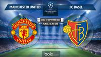 Liga Champions 2017 Manchester United Vs FC Basel (Bola.com/Adreanus Titus) 
