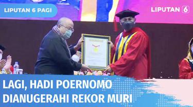 Lagi, Mantan Ketua BPK, Hadi Poernomo menjadi lulusan terbaik doktoral dari Universitas Pelita Harapan. Selain itu, Hadi Pernomo juga dianugerahi piagam dari MURI sebagai doktor hukum pertama yang melakukan uji publik disertasi yang dihadiri lebih da...