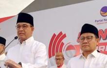 Anies-Cak Imin Tiba di Kantor PKS Disambut Selawat