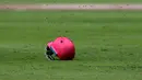 Pada pertandingan kriket pada 4 Februari 2017, antara tim Afrika Selatan melawan Sri Lanka dalam laga bertajuk 'pink day' itu, sekumpulan lebah hadir di lapangan Stadion Wanderers, Johannesburg yang membuat pemain sedikit takut. (AP Photo/Themba Hadebe)