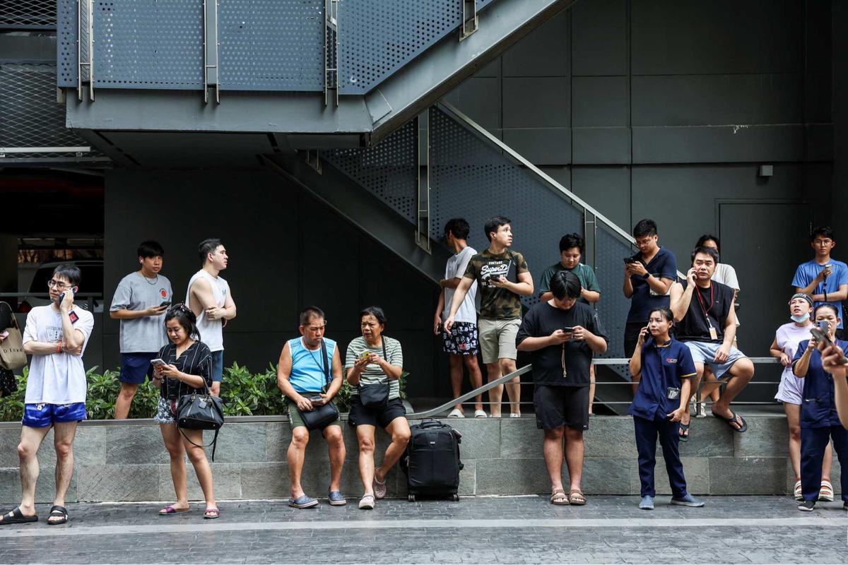 Kepanikan Warga Bangkok saat Gempa Dahsyat Myanmar Terasa Kuat Sampai Thailand