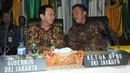 Gubernur DKI Jakarta Basuki Tjahaja Purnama (kiri) dan dan Ketua DPRD DKI Prasetio Edi Marsudi. (Liputan6.com/Herman Zakharia)
