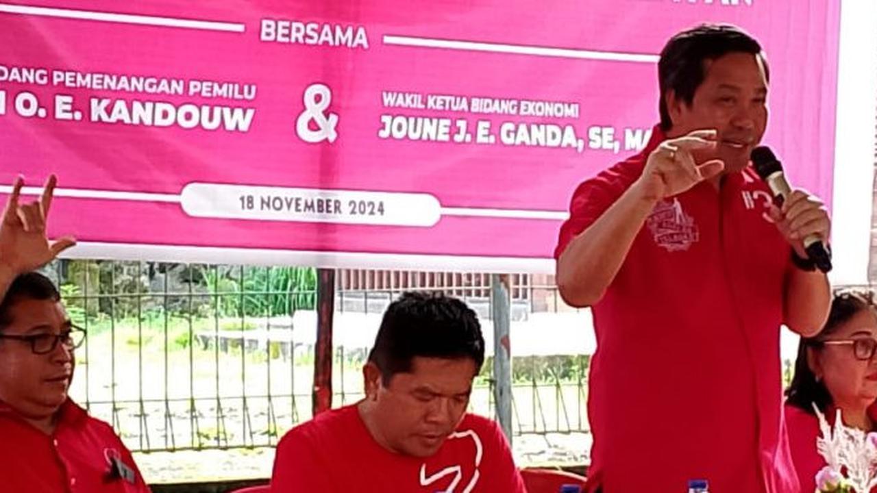 Temui Kader PDIP Likupang, Steven Kandouw Tegaskan Mesin Partai Harus Bergerak Menangkan SK-ADT